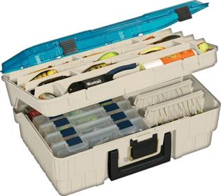Plano Two Level Magnum  3500 Beige w Blue Tackle