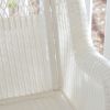 Indoor/Outdoor Patio Porch White Resin Wicker Rocking Chair