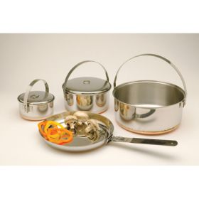Family Stainless Steel Camping Cook Set
