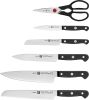 Zwilling Gourmet Self Sharpening Knife Set of 7 Pcs  Ash Wood Block  36133-000-0